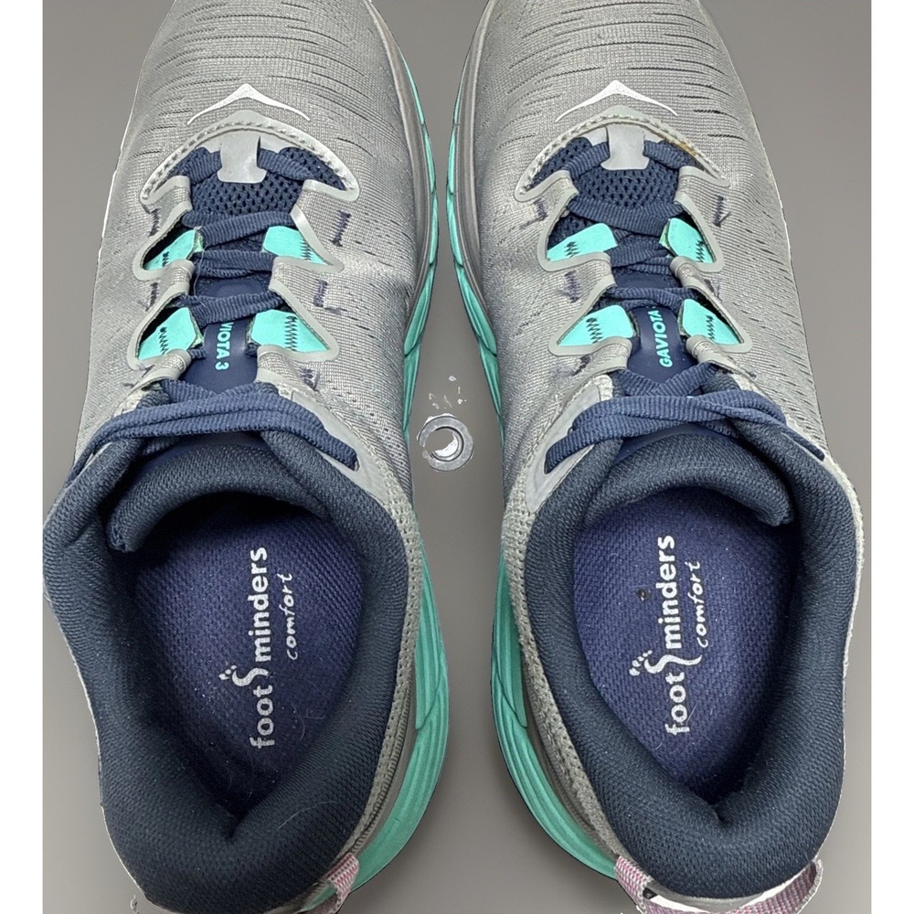 Hoka One One Gaviota 3 Sharkskin Outer Space Womens Running Shoes 11 1113521-SOS - Picture 6 of 9